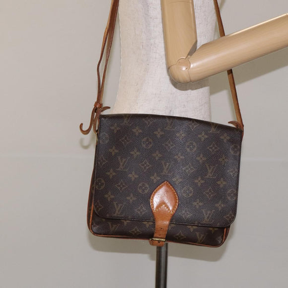 LOUIS VUITTON Monogram Cartouchiere GM Shoulder Bag M51252 LV Auth bs27318