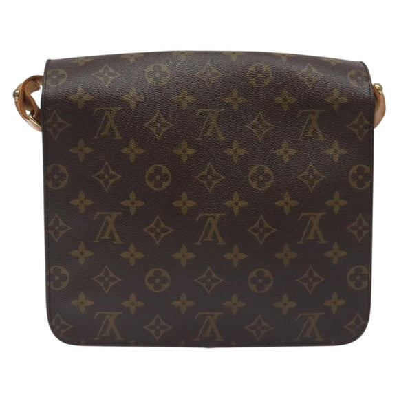 LOUIS VUITTON Monogram Cartouchiere GM Shoulder Bag M51252 LV Auth bs27318