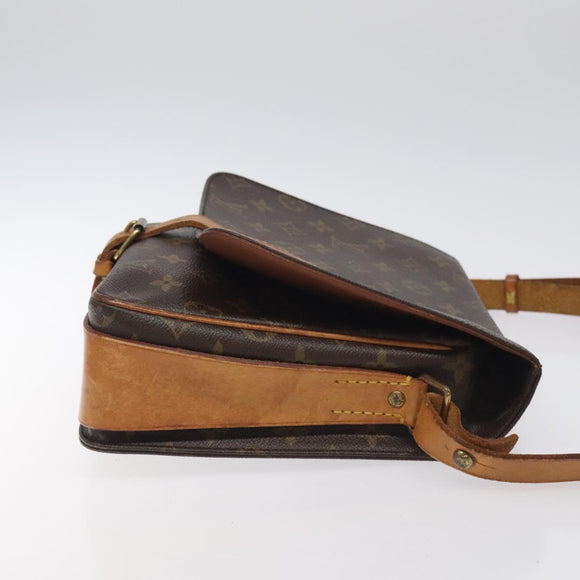 LOUIS VUITTON Monogram Cartouchiere GM Shoulder Bag M51252 LV Auth bs27318