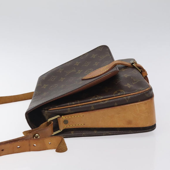LOUIS VUITTON Monogram Cartouchiere GM Shoulder Bag M51252 LV Auth bs27318
