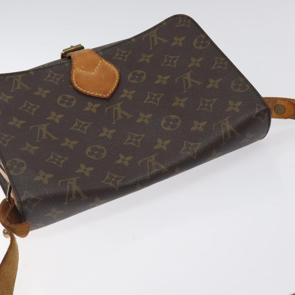 LOUIS VUITTON Monogram Cartouchiere GM Shoulder Bag M51252 LV Auth bs27318