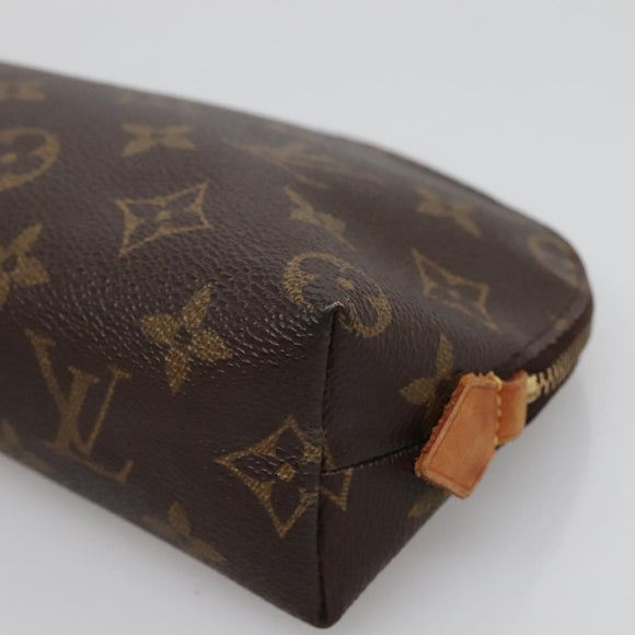 LOUIS VUITTON Monogram Pochette Cosmetic PM Pouch M43998 LV Auth bs27324