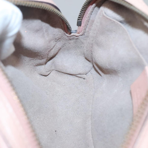 GUCCI GG Marmont Pouch Leather Pink 476165 Auth bs27327