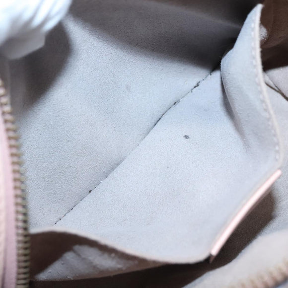 GUCCI GG Marmont Pouch Leather Pink 476165 Auth bs27327