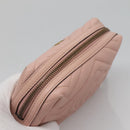 GUCCI GG Marmont Pouch Leather Pink 476165 Auth bs27327-6
