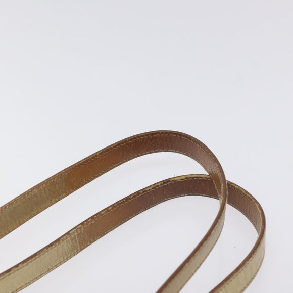 GUCCI GG Canvas Tote Bag Nylon Peppermint Gold 002 1099 Auth bs27328