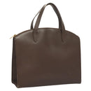 GUCCI Hand Bag Leather Brown Gold 000 1998 0570 Auth bs27334-1