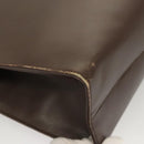 GUCCI Hand Bag Leather Brown Gold 000 1998 0570 Auth bs27334-12