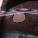 GUCCI Hand Bag Leather Brown Gold 000 1998 0570 Auth bs27334-15