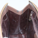 GUCCI Hand Bag Leather Brown Gold 000 1998 0570 Auth bs27334-18