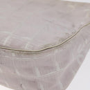 CHANEL New Travel Line Shoulder Bag Nylon Pink Gold CC Auth bs27338-16