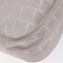 CHANEL New Travel Line Shoulder Bag Nylon Pink Gold CC Auth bs27338-17