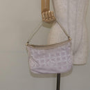 CHANEL New Travel Line Shoulder Bag Nylon Pink Gold CC Auth bs27338-22