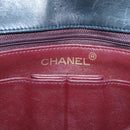 CHANEL Mini Matelasse Chain Shoulder Bag Lamb Skin Black Gold CC Auth bs27341-18