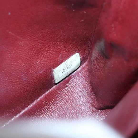 CHANEL Mini Matelasse Chain Shoulder Bag Lamb Skin Black Gold CC Auth bs27341