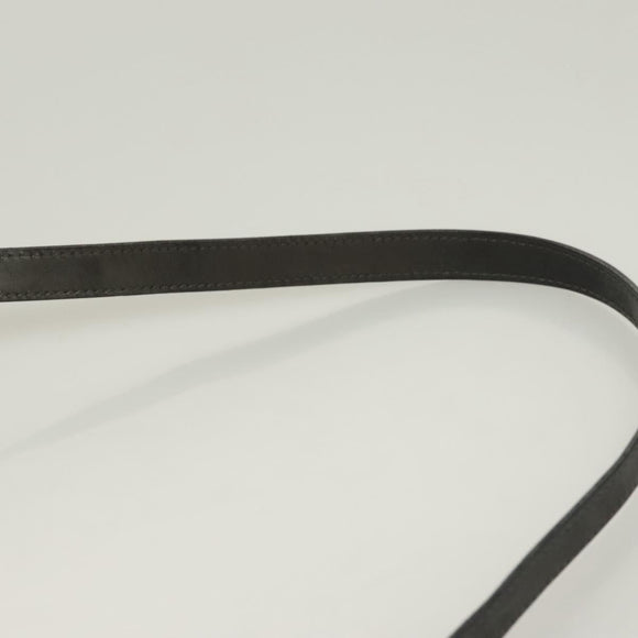 Salvatore Ferragamo Gancini Hand Bag Enamel 2way Gray Silver Auth bs27352