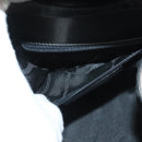 Salvatore Ferragamo Gancini Hand Bag Enamel 2way Gray Silver Auth bs27352-22