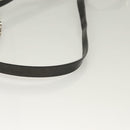 Salvatore Ferragamo Gancini Hand Bag Enamel 2way Gray Silver Auth bs27352-8