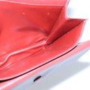 CARTIER Must Line Clutch Bag Leather Bordeaux Gold Auth bs27354-17