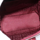 CARTIER Must Line Backpack Leather Bordeaux Gold Auth bs27355-11