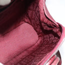 CARTIER Must Line Backpack Leather Bordeaux Gold Auth bs27355-17