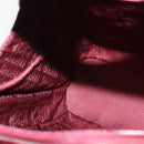 CARTIER Must Line Backpack Leather Bordeaux Gold Auth bs27355-18