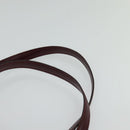 CARTIER Must Line Backpack Leather Bordeaux Gold Auth bs27355-8