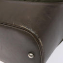 LOEWE Shoulder Bag Canvas Leather Khaki Auth bs27361-15