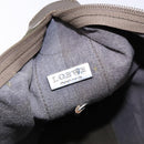 LOEWE Shoulder Bag Canvas Leather Khaki Auth bs27361-11