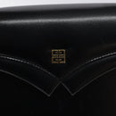 GIVENCHY Hand Bag Leather Black Silver Auth bs27366-17
