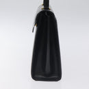 GIVENCHY Hand Bag Leather Black Silver Auth bs27366-3