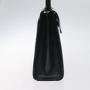 GIVENCHY Hand Bag Leather Black Silver Auth bs27366-4