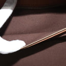 VALENTINO Hand Bag Leather 2way Brown Gold Auth bs27369-21