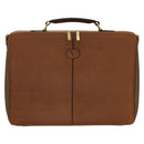 VALENTINO Hand Bag Leather 2way Brown Gold Auth bs27369-13