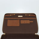 VALENTINO Hand Bag Leather 2way Brown Gold Auth bs27369-22