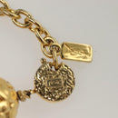 SAINT LAURENT Necklace Metal Gold Auth bs27372-12