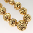 SAINT LAURENT Necklace Metal Gold Auth bs27372-3