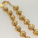 SAINT LAURENT Necklace Metal Gold Auth bs27372-5