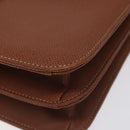 BALENCIAGA Hand Bag Leather Vintage Brown Silver Auth bs27376-8