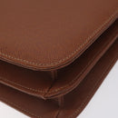 BALENCIAGA Hand Bag Leather Vintage Brown Silver Auth bs27376-16