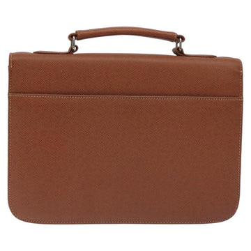 BALENCIAGA Hand Bag Leather Vintage Brown Silver Auth bs27376 - 0