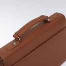 BALENCIAGA Hand Bag Leather Vintage Brown Silver Auth bs27376-6