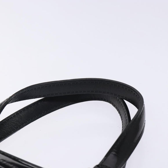 BURBERRY Nova Check Hand Bag Wool Beige Gold Auth bs27390