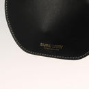 BURBERRY Waist Bag Leather Black Gold Auth bs27391-18