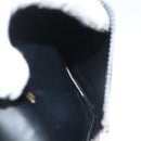 BURBERRY Waist Bag Leather Black Gold Auth bs27391-19