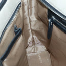 BURBERRY Nova Check Tote Bag Canvas Beige Silver Auth bs27393-19