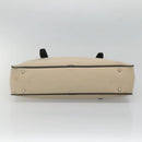 BURBERRY Nova Check Tote Bag Canvas Beige Silver Auth bs27393-5