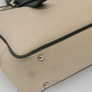 BURBERRY Nova Check Tote Bag Canvas Beige Silver Auth bs27393-16