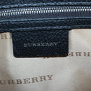 BURBERRY Nova Check Tote Bag Canvas Beige Silver Auth bs27393-11