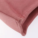 BURBERRY Blue Label Hand Bag Canvas Pink Silver Auth bs27396-12